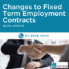 Fixed term contracts blog update